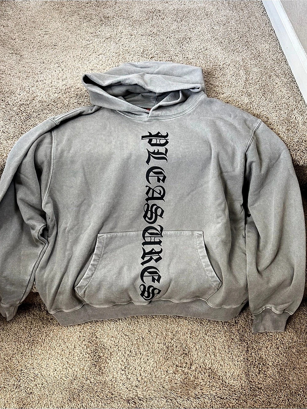 Pleasures Over Hoodie Gray Large NWT
